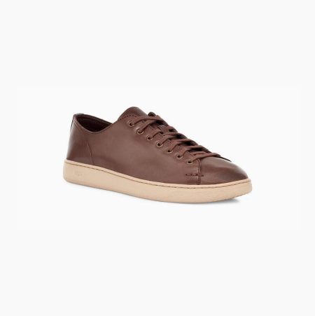 UGG Pismo Low Leather - Joggesko Herre - Brune (NO-D779)